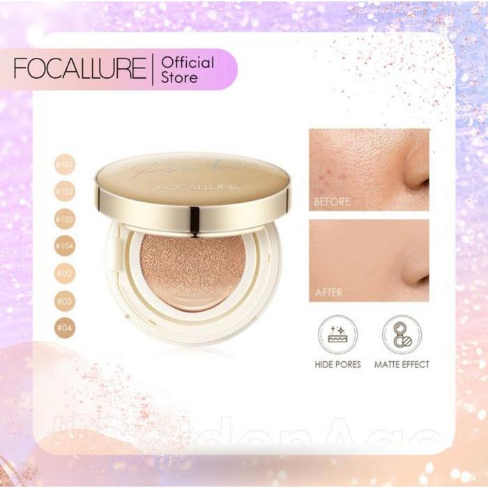 Focallure Poreless Matte Air Cushion Foundation Fa198 Bb Cushion Full