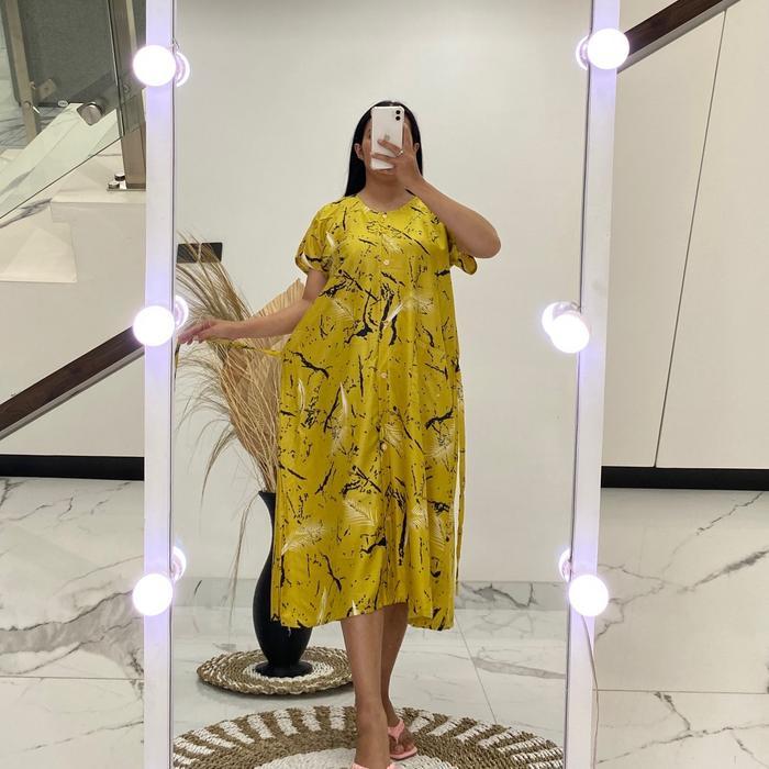 TERLARIS DASTER ANDIN FULL KANCING LD110 BUSUI FRIENDLY DASTER RAYON KEKINIAN KAIN LEMBUT MOTIF