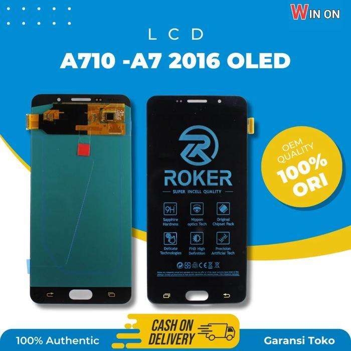 WIN ON - LCD TOUCHSCREEN SAMSUNG A720 / A7 2017 OLED ORI LCD Fullset Original ROKER