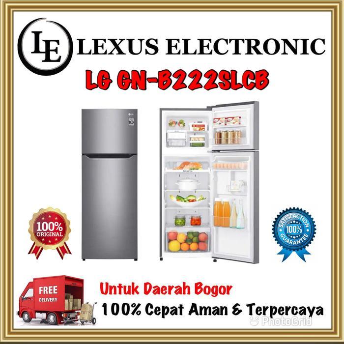 LG KULKAS 2 PONTU SMART INVERTER GN-G222SLCB 222SLCB GN G222SLCB
