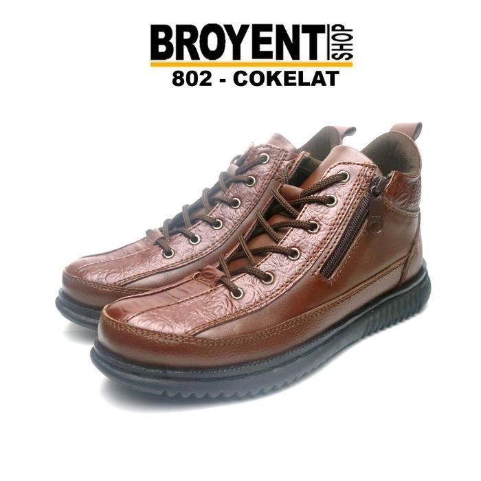 Fladeo Footwear - Sepatu Boots Pria Kulit Sapi 802 Shoes