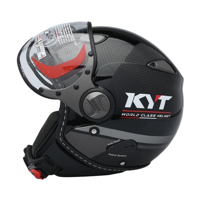 Helm Kyt Elsico #3 - Black/Gunmetal Terlaris