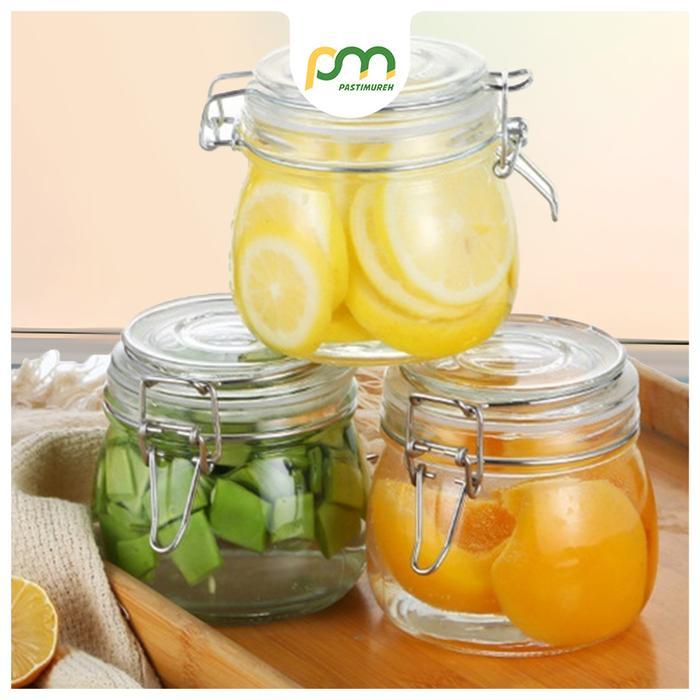 PASTIMUREH MOJI - Toples Kaca Kedap Udara/ Toples Kaca Bening / Toples Kedap Udara/Jar Kaca