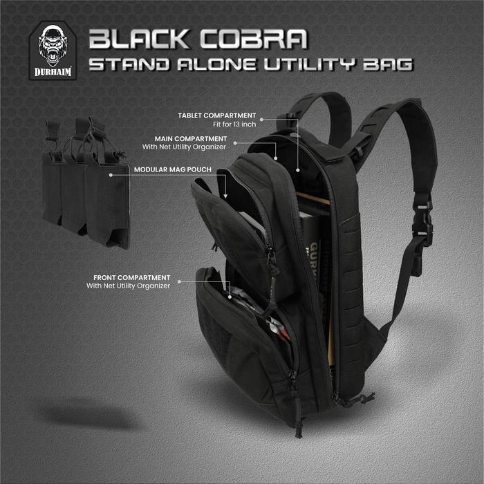 JTTOP" TAS RANSEL DURHAIM BACKPACK COBRA
