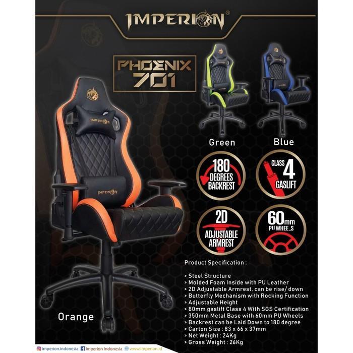 Kursi Gaming Imperion Phoenix 701 Gaming Chair - KHUSUS MEDAN