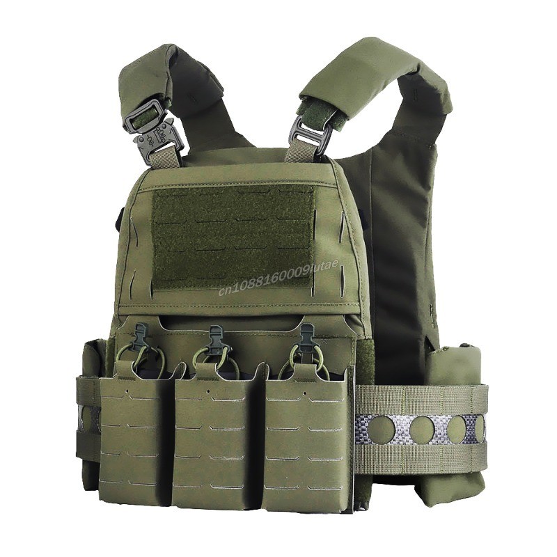 Ferro V5 FCPC Tactical Plate Carrier Modular Portable Hunting Vest MOLLE Airsoft Triple Mag Pouch