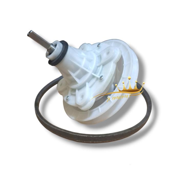 [SANKEN TW-8700] SET GEARBOX + VANBELT MESIN CUCI SANKEN 2 TABUNG TW 8770DBX / TW 8700PK / TW 8770TF