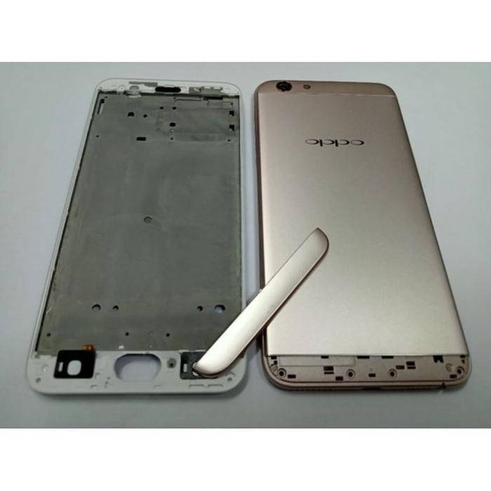 CASING FULLSET DAN FRAME TULANG TENGAH OPPO F1S