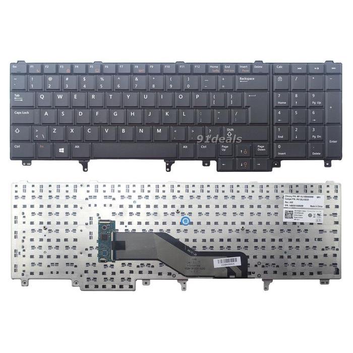 Keyboard Dell Precision M4600 M4700 M4800 M6600 M6700 M6800 Black