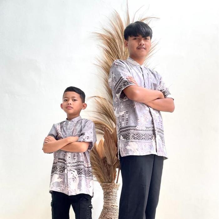 ASLI Haura Baju Koko Maxmara Couple Dewasa Anak Motif Muslim READY STOCK