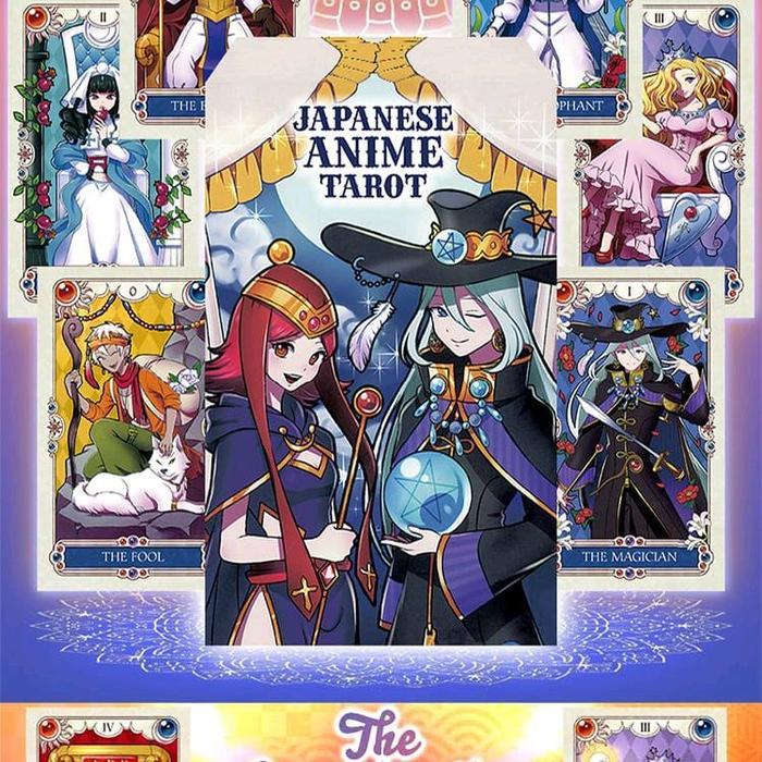 Japanese Anime Tarot 12x7cm Hardbox include guidepaper