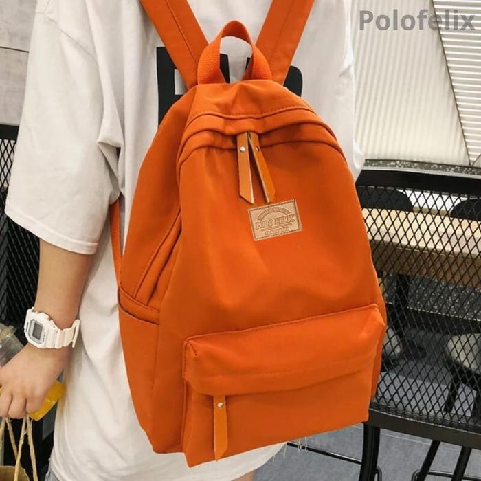 Sedia Tas Sekolah Anak Perempuan Perguruan Tinggi Ransel Wanita Mode Ransel Travel Nilon Keren Pria