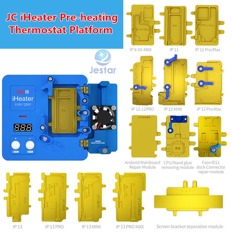 JC iHeater Pre-heating Station for iPhone X XS 11 12 13 14 15 16 17Series Motherboard Chip CPU