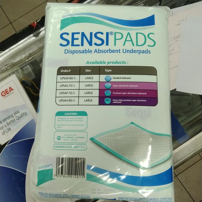 Underpad Sensi / Perlak dewasa / Perlak sekali pakai