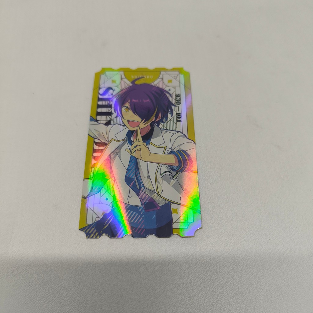 Visual Card Ticket Style Holo Ensemble Stars Shinobu Sengoku