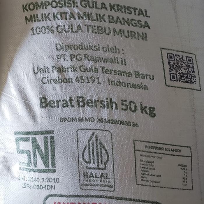 Gojek only  Raja Gula 50 kg Gula Pasir Kristal Tebu Murni 50kg