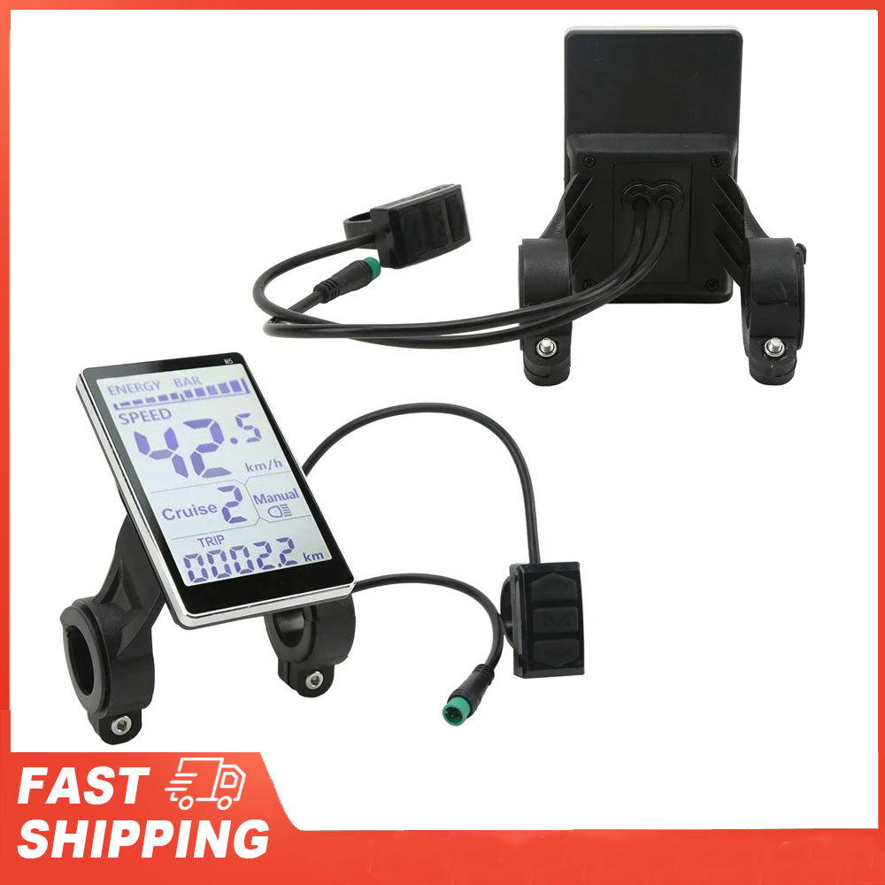 Terbatas Electric  LCD Display 24V 36V 48V 60V 5 Pin Waterproof Scooter LCD Panel Screen for 31.8mm 