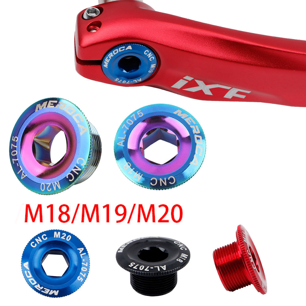Mtb Hollowtech Crank Bolt M18/M19/M20 Mountain Crank Cover Crank Arm Bolt For