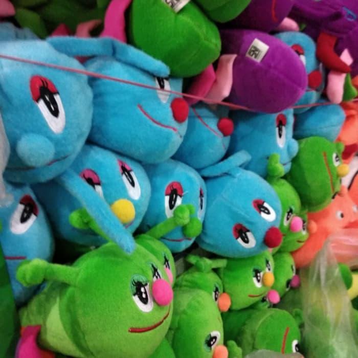 "New" Boneka Ulil ( Ulat Bulu ) 80cm Untuk Dashboard Mobil - Boneka Hiasan Mobil Beraneka warna Set