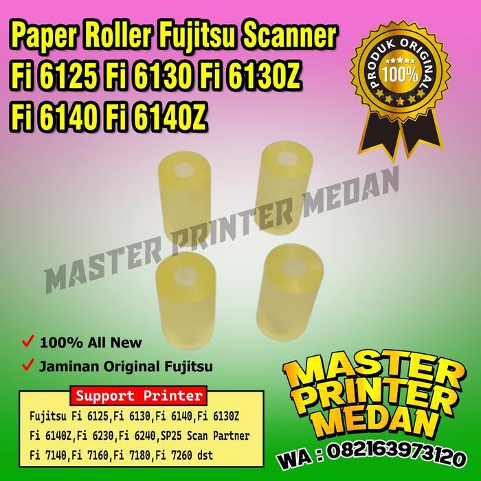 Paper Roller Fujitsu scanner Fi 6125 Fi 6130 Fi 6130Z Fi 6140 Fi 6140Z