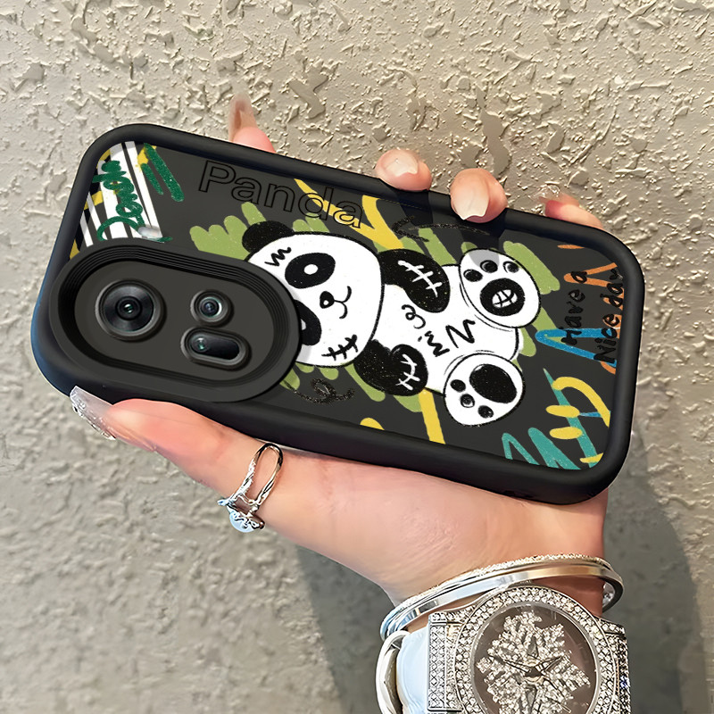 Casing Hp Untuk OPPO Reno 11 5G Reno 11F 5G Reno 11 Pro 5G F25 Pro 5G Case Casing Panda kecil yang r