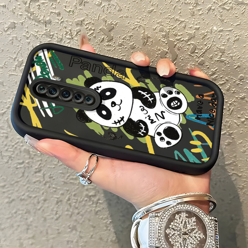 Casing Hp Untuk OPPO Reno 2F Reno 2Z Reno2 F Reno2 Z Case Casing Panda kecil yang rusak pola Kasus H