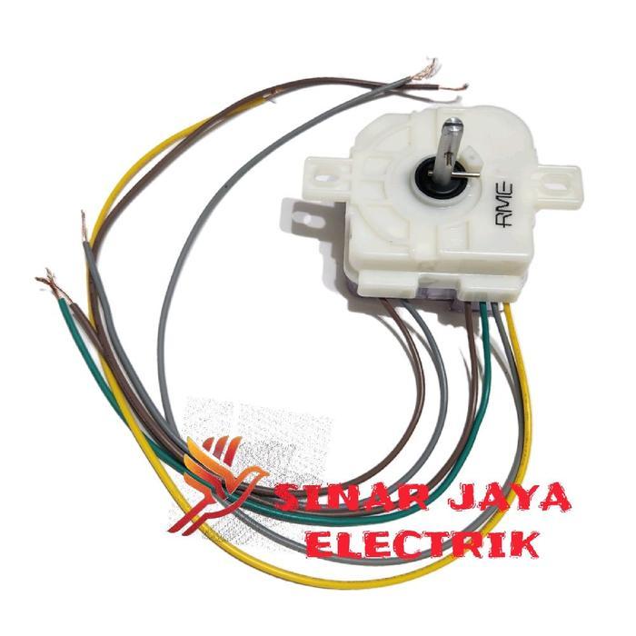 TIMER WASH 6 KABEL MESIN CUCI SANYO AQUA 2 TABUNG - TIMER MESIN CUCI SANYO AQUA 6 KABEL