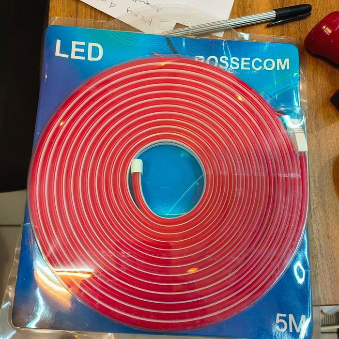 BOSSECOM LAMPU NEON FLEXIBLE FLEX STRIP LIGHT WW BOSSECOM 12VDC 2835