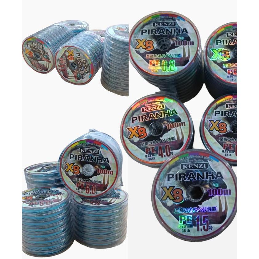 Senar Pancing Pe Piranha X8 100M