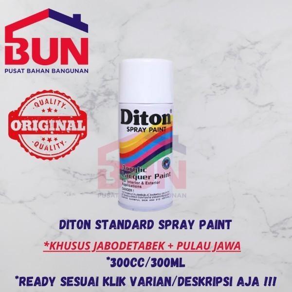 "New" Cat semprot pylox / pilok Diton 300CC (884) Black doff ( hitam doff )