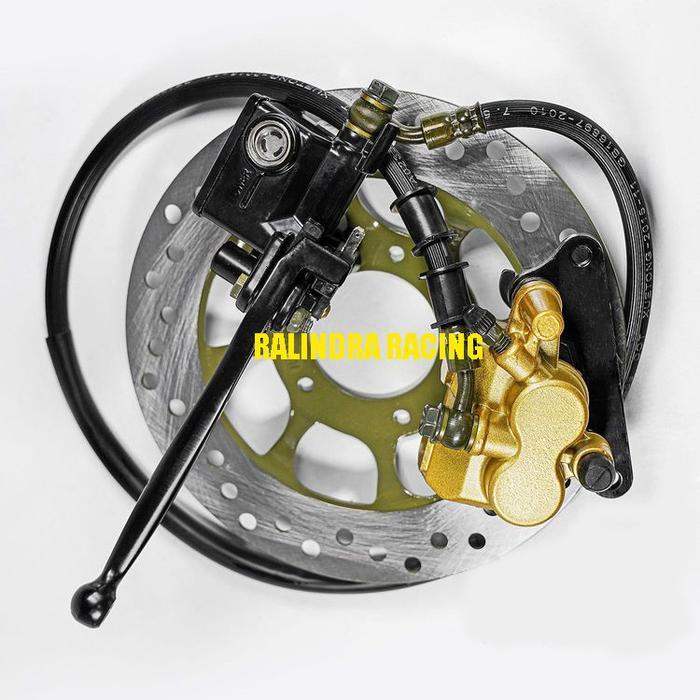 Rem Cakram Depan Komplit Supra X 125 Karisma Fit New 1 Set 4 Lubang