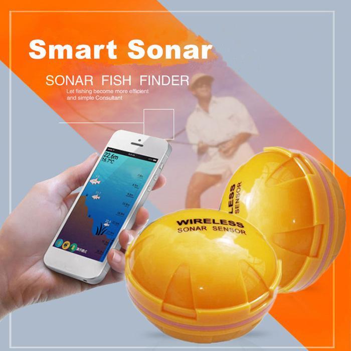 ALAT IKAN FISHFINDER WIRELESS SONAR FISH FINDER IKAN LAUT LAUT DANAU
