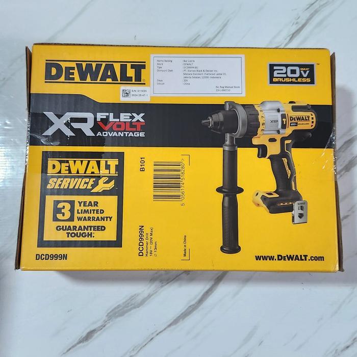 DEWALT DCD999N HAMMER DRILL GARANSI RESMI