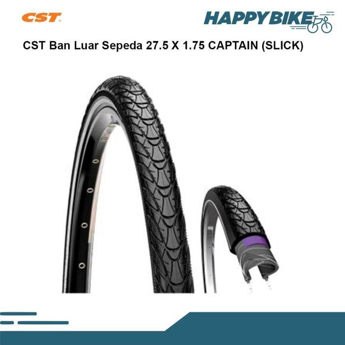 CST Tire Ban Luar Sepeda MTB City Bike Cross Country Captain Slick 26 x 1.75 27.5 x 1.75