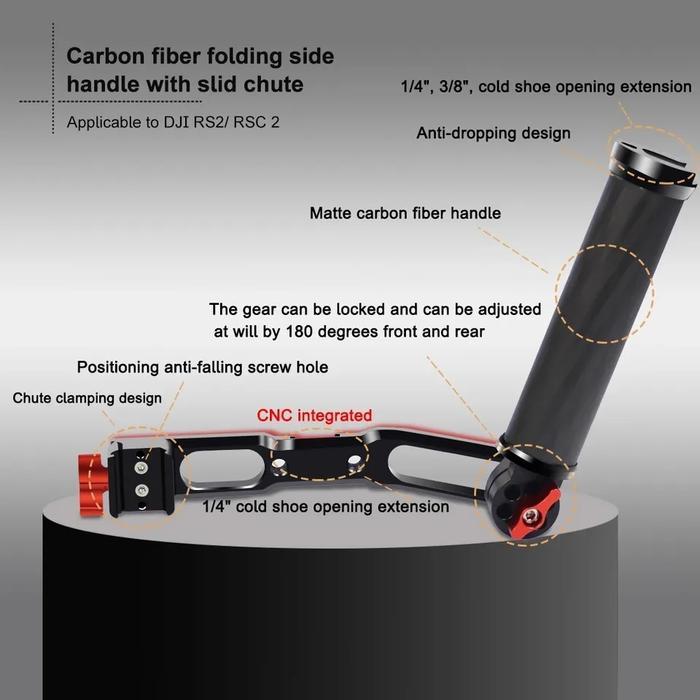 handle grip carbon dji ronin RS2 RS3 RS3mini RS3PRO RS4 RS4pro