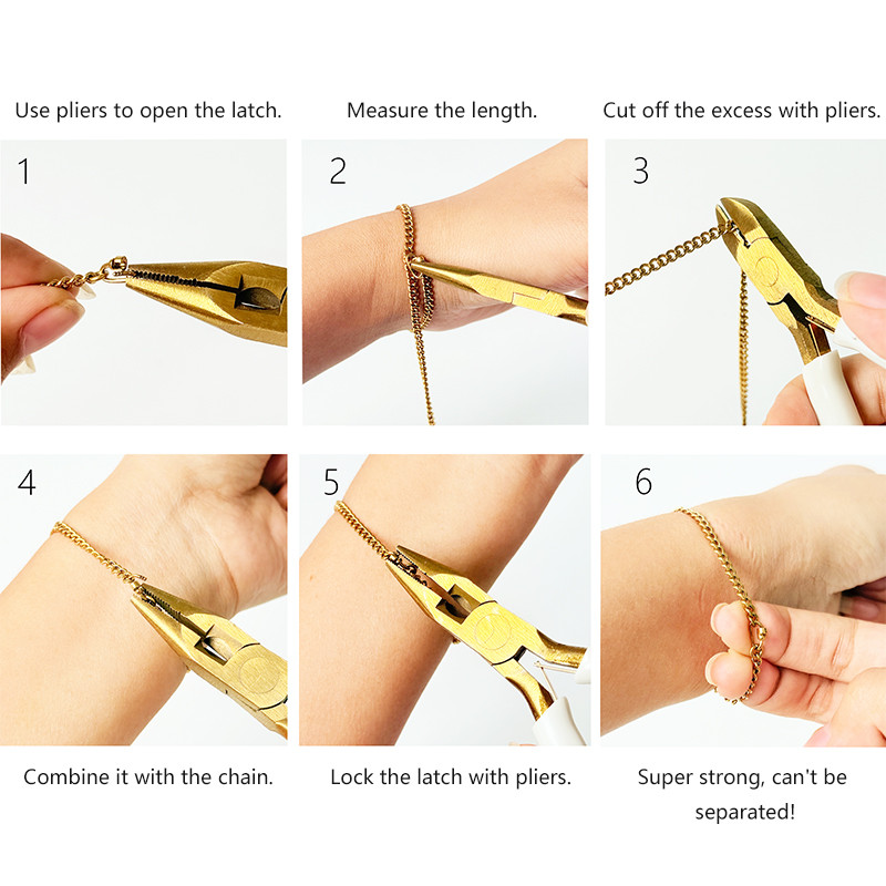 2025 New Permanent Eternal Bracelet Couple Jewelry DIY Fashion Bracelet Kit Valentine's Gift for