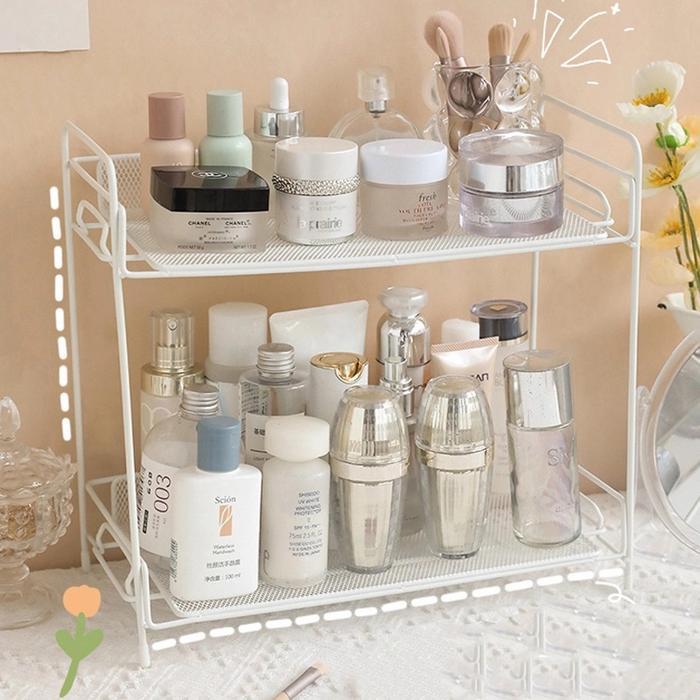 Rak Besi 2 Susun Serbaguna Keranjang 2 Susun Terjamin