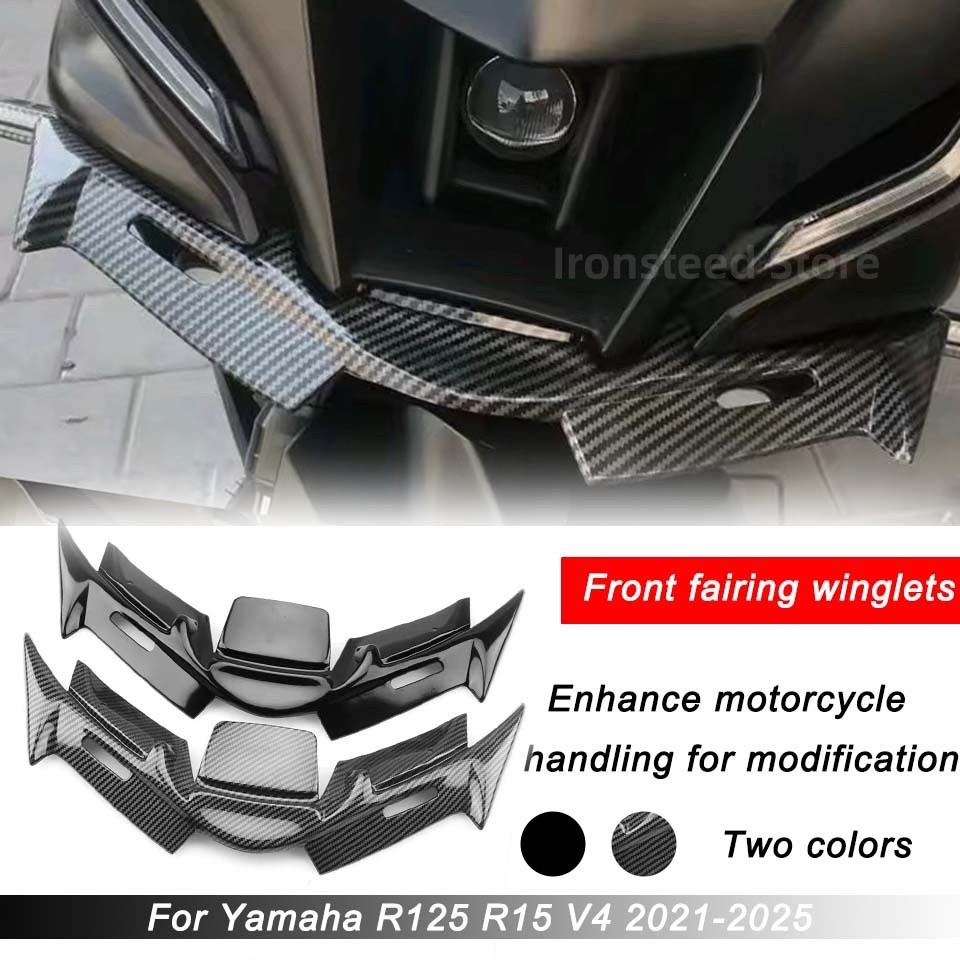 Motorcycle Accessories Winglet Front Fairing Wing For Yamaha Yzf R15 V4 R125 R15M 2020-2023 Cfmoto