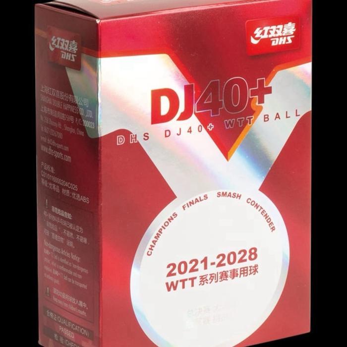 Bola Tenis Meja 3 bintang DHS WTT baru Original 100 persen
