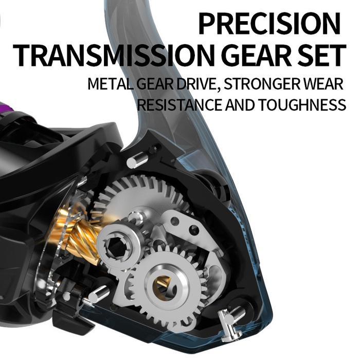 CALDARI REEL POWERFUL HANDLE HP/HE 1000 - 7000 REEL PANCING METAL POWER HANDLE QUALITY REEL