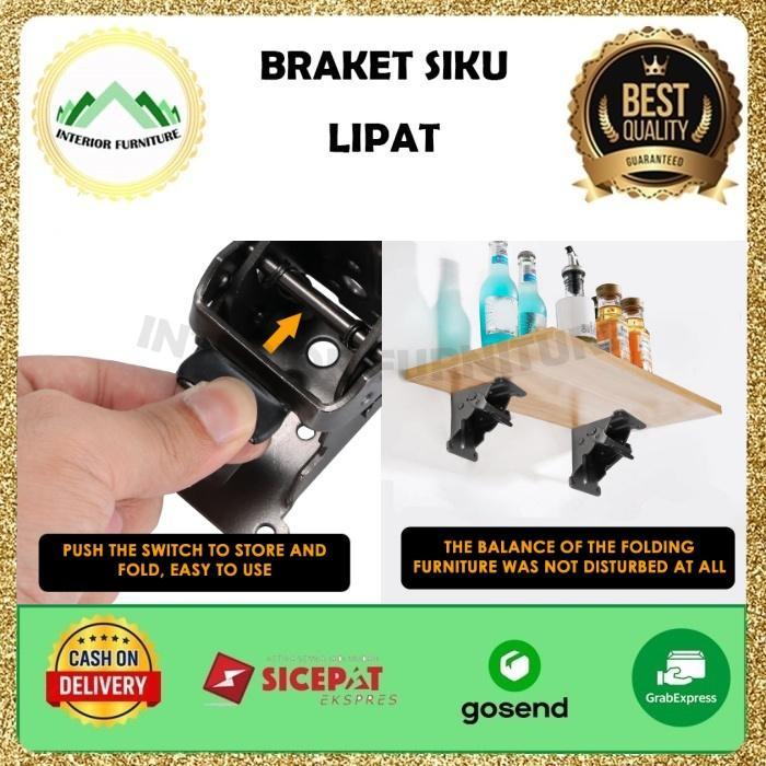 Braket Siku Kaki Meja Lipat / Engsel Siku Kaki Meja Lipat