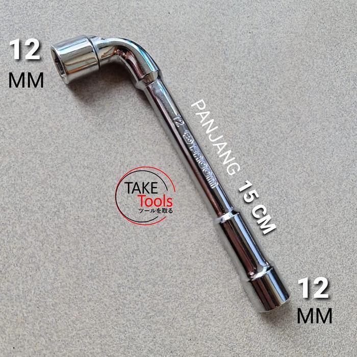 Kunci Sok L 12 MM Mata Double