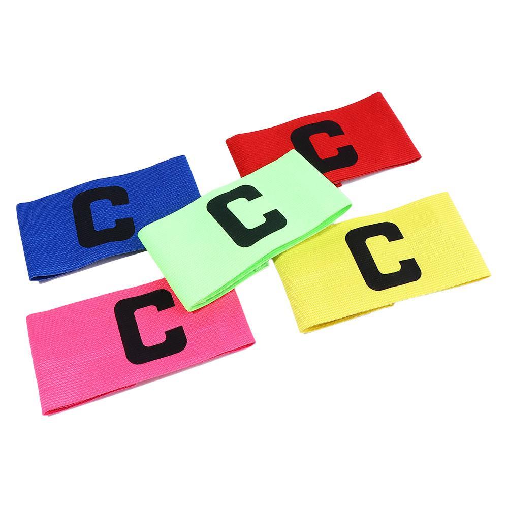 Football Training Soccer Player Leader Rugby Bands Group Armband Captain Elastic Flexible Sports
