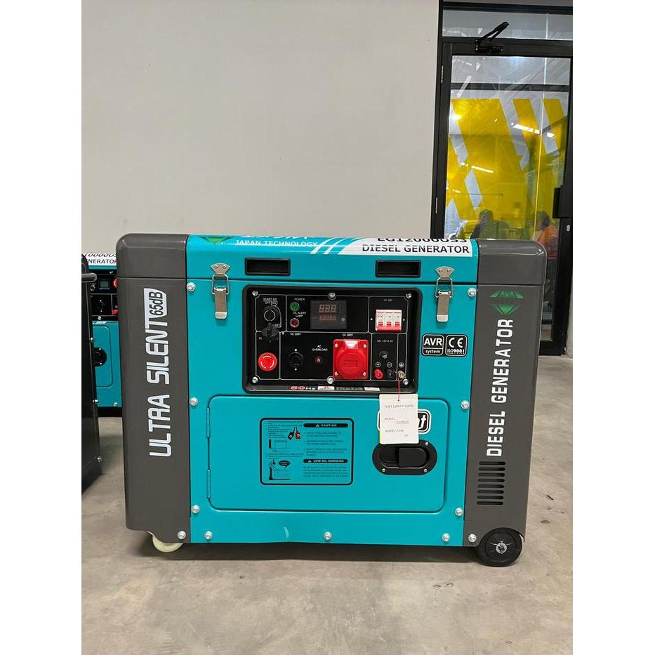 Genset 10 KVA Emerald 8000 Watt EG12000US Silent Diesel