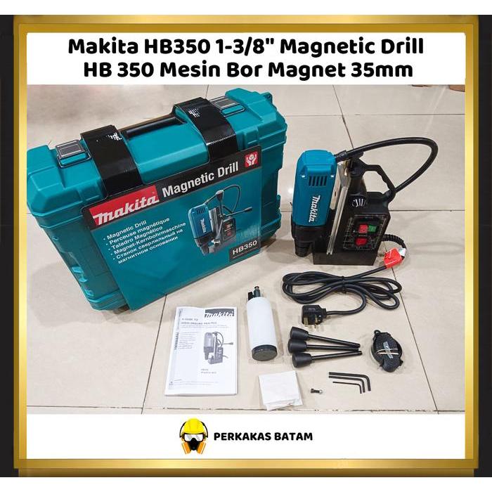 Makita HB350 1‑3/8" Magnetic Drill HB 350 Mesin Bor Magnet 35mm - Batam