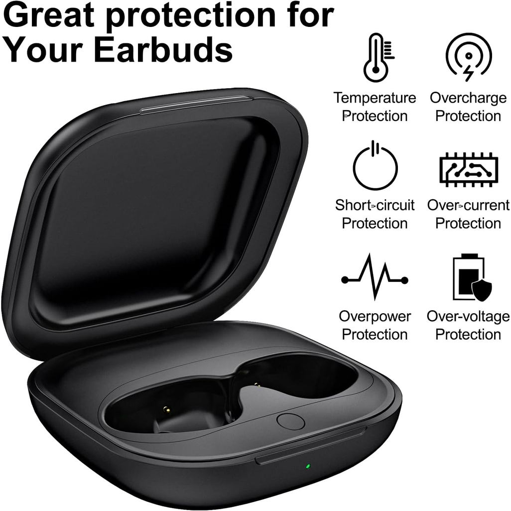 Wireless Charging Case for Beats Fit Pro Replacement Charger Case for Beats Fit Pro with Bluetooth