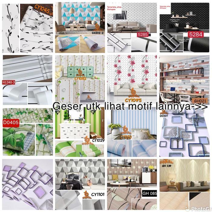 Wallpaper sticker roll stiker dinding