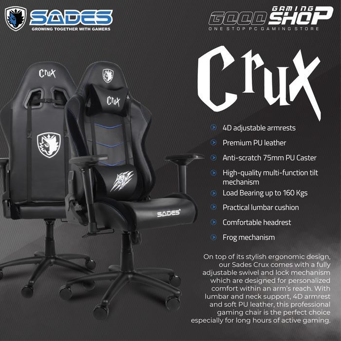 Sades Crux Kursi Gaming - Gaming Chair