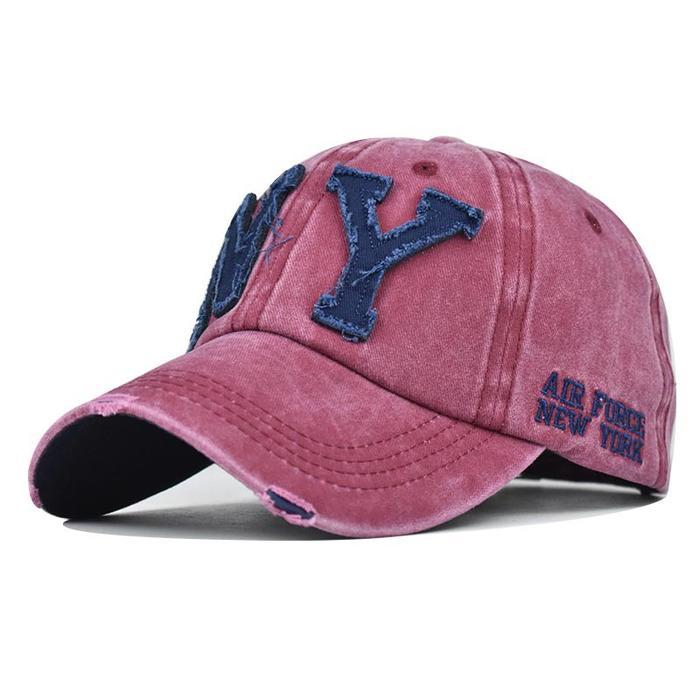 Topi Baseball Dave Hat Cap Ny Casual Sports Distro Fashion Pria Wanita Hijau Hitam Jeans Retro