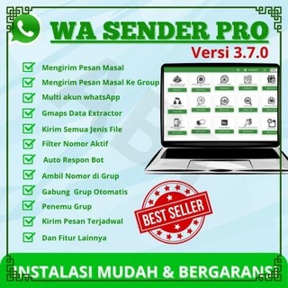WASENDER PRO 3.7 WA SENDER WA DEFENDER TERBARU 2025 full lisense LIFETIME (original licence) softwer